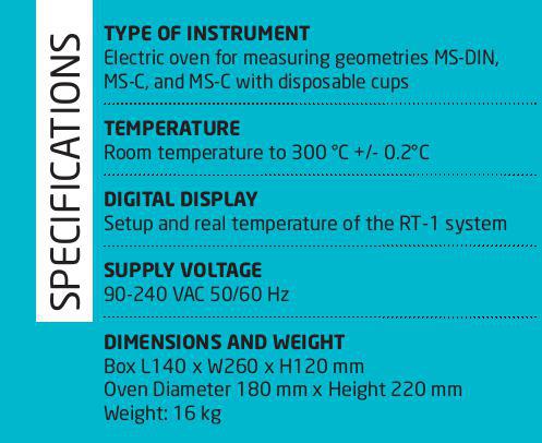RT-1 ELECTRIC HIGH-TEMPERATURE OVEN